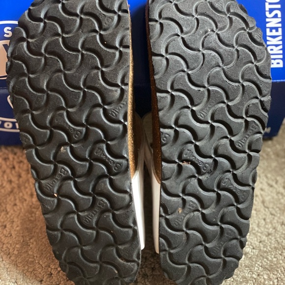 BIRKENSTOCK GIZEH White Patent Leather Size 38 Betula - Picture 5 of 5